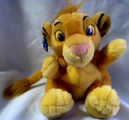 Walt Disney Movie Collectibles - Lion King Simba Plush Hand Puppet
