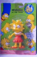 The Simpsons Collectibles - Lisa Bendable Bendy Figure