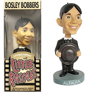 Television Collectibles - Little Rascals Our Gang Alfalfa Bobble Head Doll by Bosley Bobbers