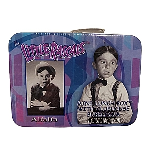 Television Collectibles - Little Rascals Our Gang Alfalfa Mini Metal Tin with Gum