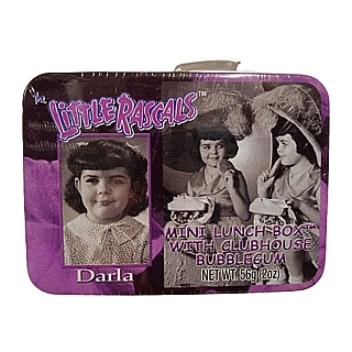 Television Collectibles - Little Rascals Our Gang Darla Mini Metal Tin with Gum