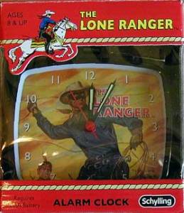 Television Show Collectibles - Lone Ranger and Silver Alarm Clock