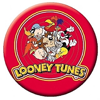 Looney Tunes Collectibles Looney Tunes Cast and Logo Metal Pinback Button