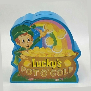 General Mills Cereal Collectibles - Lucky Charms Musical Coin Bank