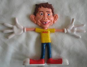 Mad Magazine Alfred E Neuman Large Bendable Figure