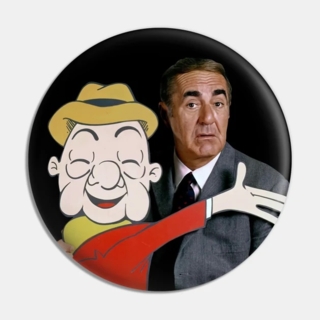 Television Character Collectibles - Mr. Magoo with Jim Backus Metal Pinback Button