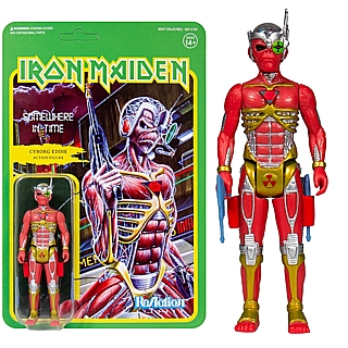 Rock and Roll Collectibles - Iron Maiden Heavy Metal Eddie Re-Action Figure Somewhere in Time