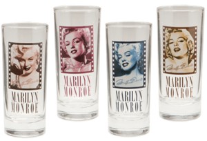 Marilyn Monroe Collectible Glasses