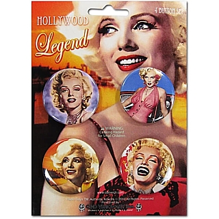 Marilyn Monroe Pinback Buttons