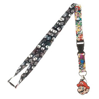 1990's Video Games Nintendo's Super Mario Cloth Lanyard