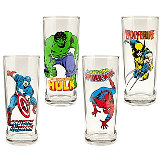 Marvel Comics The Avengers Collectible Character Glasses