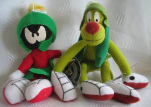 Looney Tunes Collectibles - Marvin the Martian and K-9 K9 Bean bag Characters