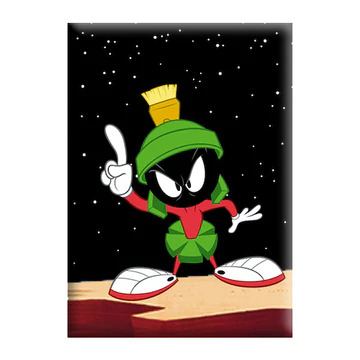 Cartoon Collectibles - Looney Tunes Marvin the Martian Large Magnet