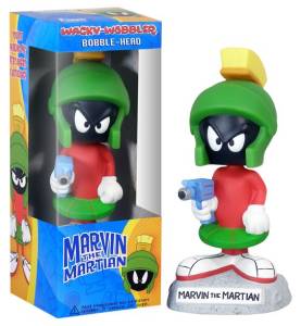 Looney Tunes Collectibles - MArvin the Martian Bobble Head Doll Nodder Set
