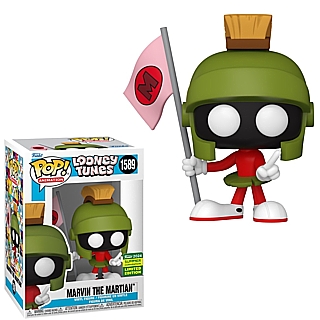 Looney Tunes Marvin the Martian with Martian Flag POP! Animation Vinyl Figure  1589 - 2024 Summer Convention Limited Edition Exclusive