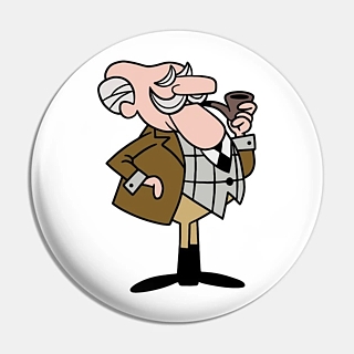 Saturday Morning Cartoon Collectibles - Commander McBragg Pinback Button