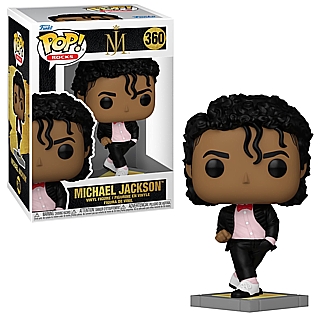 King of Pop Collectibles - Michael Jackson Billie Jean POP! Rocks Vinyl Figure 360 by Funko