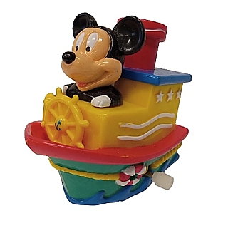 Walt Disney Collectibles - Mickey Mouse Wind Up Paddle Boat