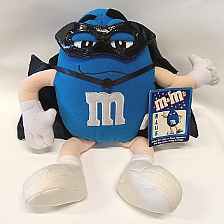 Advertising Collectibles - M & M Blue Plush in Halloween Costume