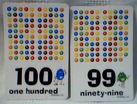 Advertising Collectibles - M & M Flash Cards