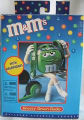 Advertising Collectibles - M & M Green AM/FM Radio