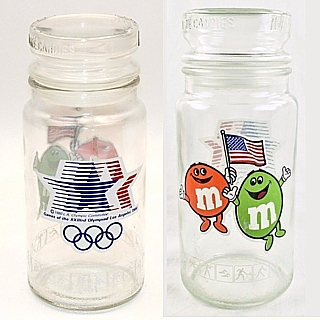 Advertising Collectibles - M & M Olympic Candy Jar