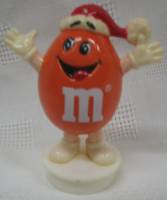 Advertising Collectibles - M & M Orange Christmas Candy Topper
