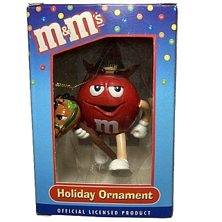 Advertising Collectibles - M & M Red Christmas Ornament - Cowboy Horsey