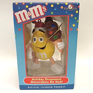 Advertising Collectibles - M & M Yellow Christmas Ornament - Ice Cream