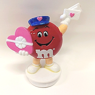 Advertising Collectibles - M & M Valentine's Day Candy Toppers