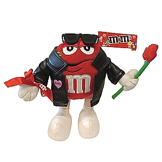 Advertising Collectibles - M & M Red Black Jacket Plush