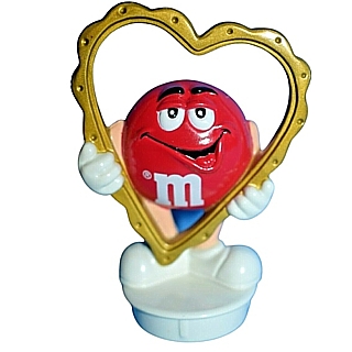 M&M's World Red Character Chocolate Candy Ceramic Jar New