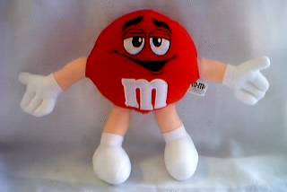 m and m plush