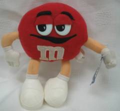 Advertising Collectibles - M & M Red Plush Beanie