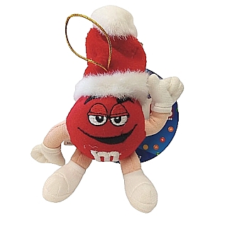 Advertising Collectibles - M & M RED Plush with Clip