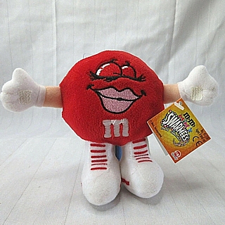 Advertising Collectibles - M & M Rikki Red Swarmees Plush