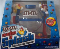 Advertising Collectibles - M & M Blue Make A Splash Dispenser