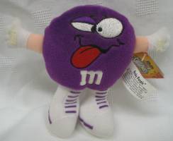 Advertising Collectibles - M & M Purple Swarmie Plush