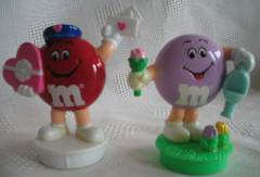 Advertising Collectibles - M & M Candy Toppers
