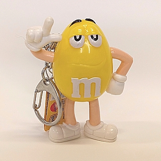 Advertising Collectibles - M & M YELLOW Light up Keychain flashlight