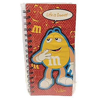 Advertising Collectibles - M & M Yellow Life is Sweet Note Book