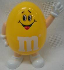 Advertising Collectibles - M & M Yellow Mini Dispenser