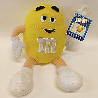 Advertising Collectibles - M & M Yellow Plush Beanie