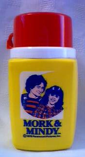 Television Character Collectibles - Mork and Mindy Thermos