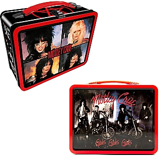 Rock and Roll Collectibles - Motley Crue Shout at the Devil / Girls, Girls, Girls Metal Tote Lunchbox Fun Box