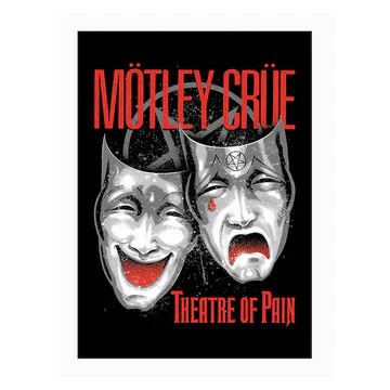 Rock and Roll Collectibles - Motley Crue Theatre of Pain Magnet