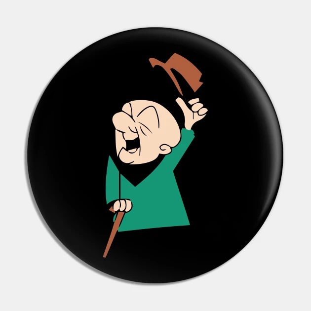 Television Cartoon Character Collectibles - Mister Magoo Pinback Button