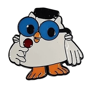 Advertising Icon Collectibles - Tootsie Roll Pop Mr. Owl Metal Enamel Lapel Pin or Tie Tack