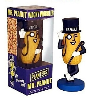 Planters Collectibles - Mister Peanut Bobble Head Doll Nodder