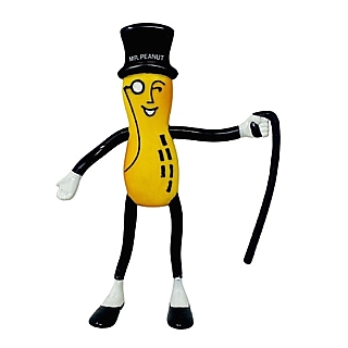 Planters Collectibles - Mister Peanut Bendable Bendy Figure